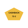 70 cashback