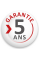 5 ans garantie